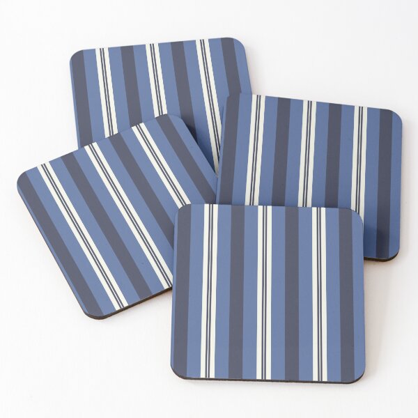 Item preview, Blue And White Stripe Pattern designed and sold by PattenMonster.