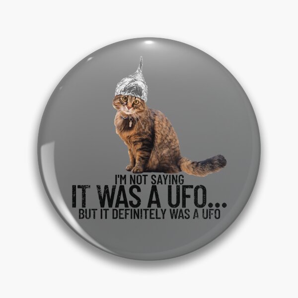 Item preview, Conspiracy Cat UFO Conspiracy Theory Aliens Tin Foil Hat Gear designed and sold by DynamicDesign.