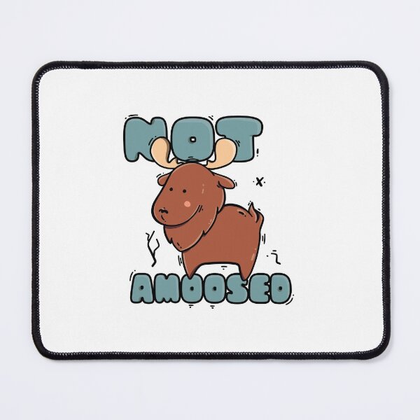 Item preview, Not amoosed - Pun designed and sold by Amedeea Art.