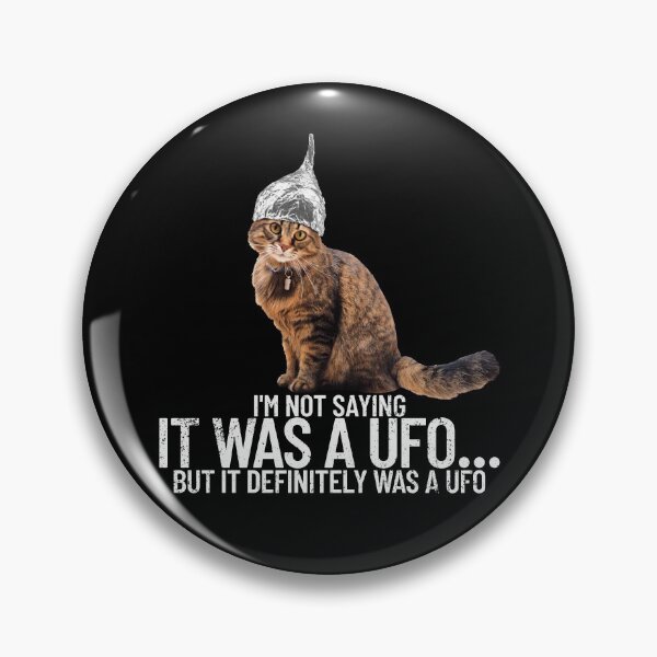 Item preview, Conspiracy Cat UFO Conspiracy Theory Aliens Tin Foil Hat Gear designed and sold by DynamicDesign.