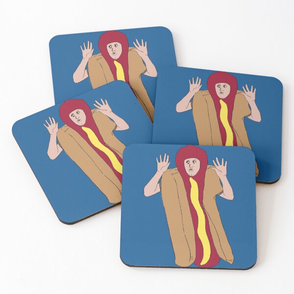 Item preview, i think you should leave. random hot dog costume   designed and sold by HeadyteesUSA.