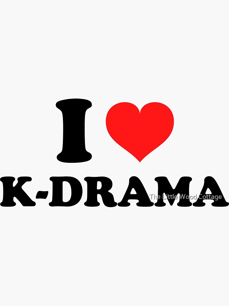 Funny South Korean Korea K-drama I Love Kpop' Sticker