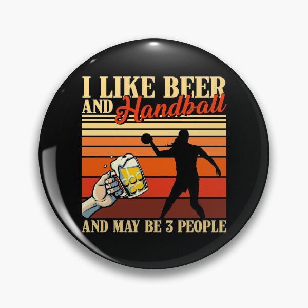 Item preview, I Like Beer And Sport Vintage Handball designed and sold by AletacStore.