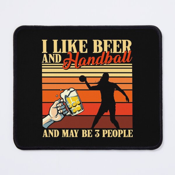 Item preview, I Like Beer And Sport Vintage Handball designed and sold by AletacStore.