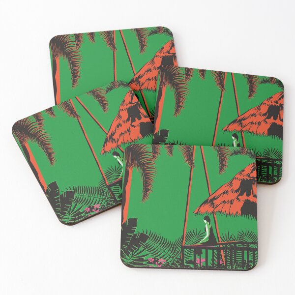 Item preview, Cook Islands travel poster  designed and sold by Arctic frame studio.