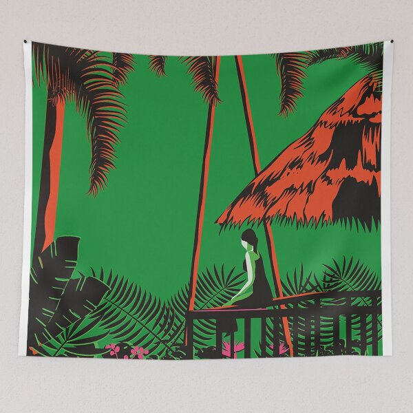 Item preview, Cook Islands travel poster  designed and sold by Arctic frame studio.