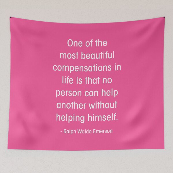 Item preview, One of the most beautiful Ralph Waldo Emerson Quote designed and sold by corbrand.