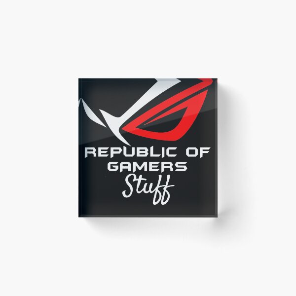 Item preview, Asus Rog Republic Of Gamers Stuff Essential T-Shirt.png designed and sold by JohnPasquini.