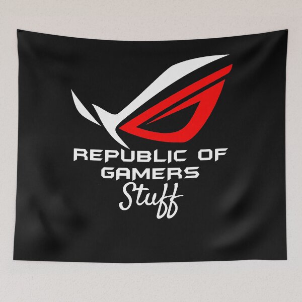 Item preview, Asus Rog Republic Of Gamers Stuff Essential T-Shirt.png designed and sold by JohnPasquini.