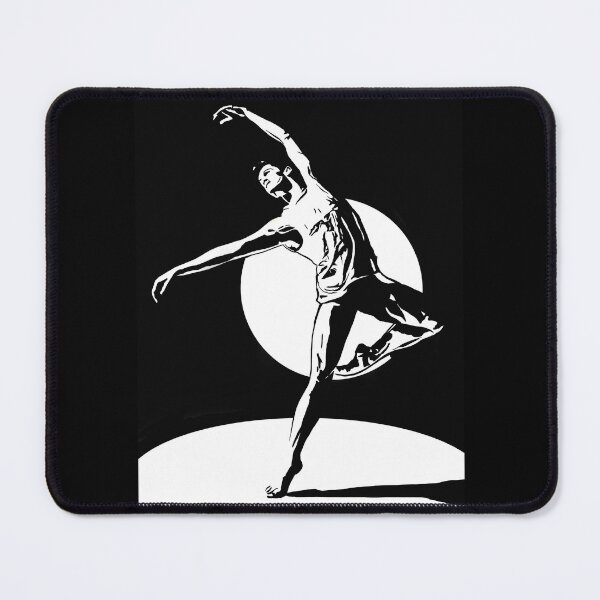 Item preview, Contemporary Male Dancer Linoprint designed and sold by NattyDesigns.