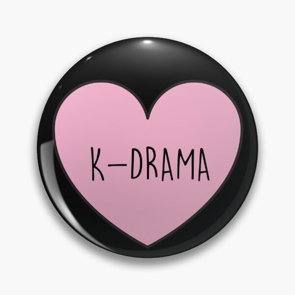 Item preview, I Love K-Drama Heart designed and sold by The Little Wood Cottage.