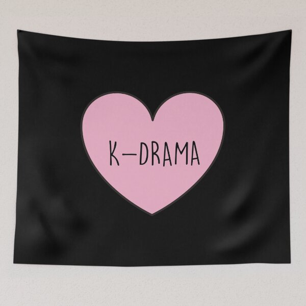 Item preview, I Love K-Drama Heart designed and sold by The Little Wood Cottage.