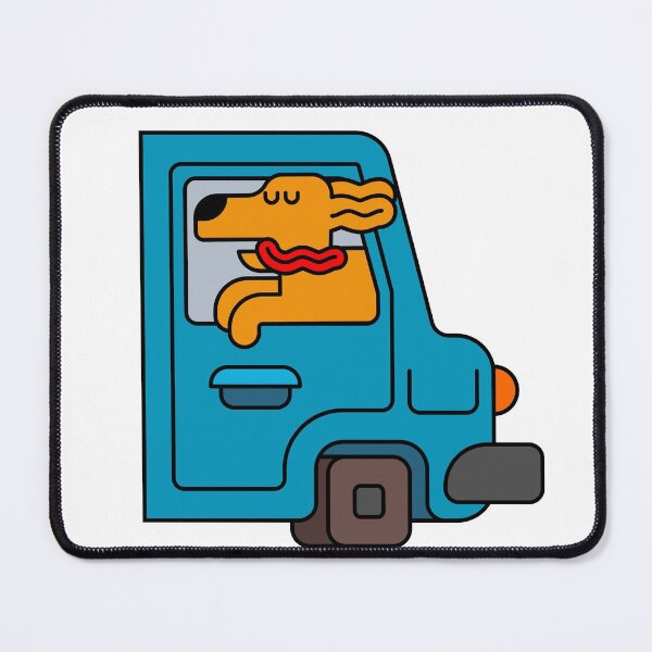 Item preview, dog driving a car designed and sold by Zaibo.