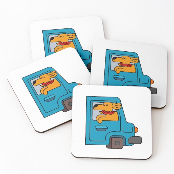 Item preview, dog driving a car designed and sold by Zaibo.