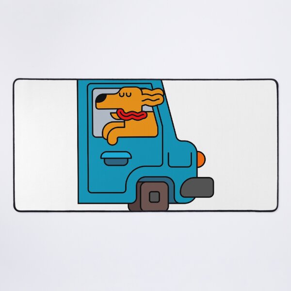 Item preview, dog driving a car designed and sold by Zaibo.
