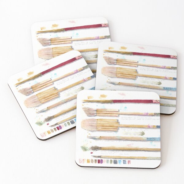 Item preview, japanese watercolor brushes designed and sold by Barbaraluel.