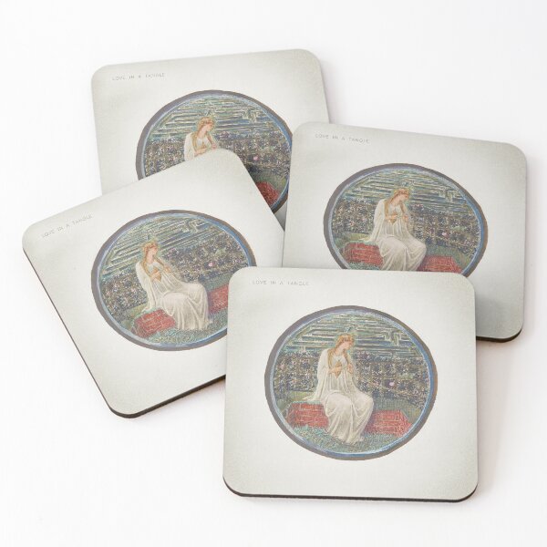Item preview, Love In a Tangle Sir Edward Burne Jones painting  designed and sold by UsedToBeStatue.