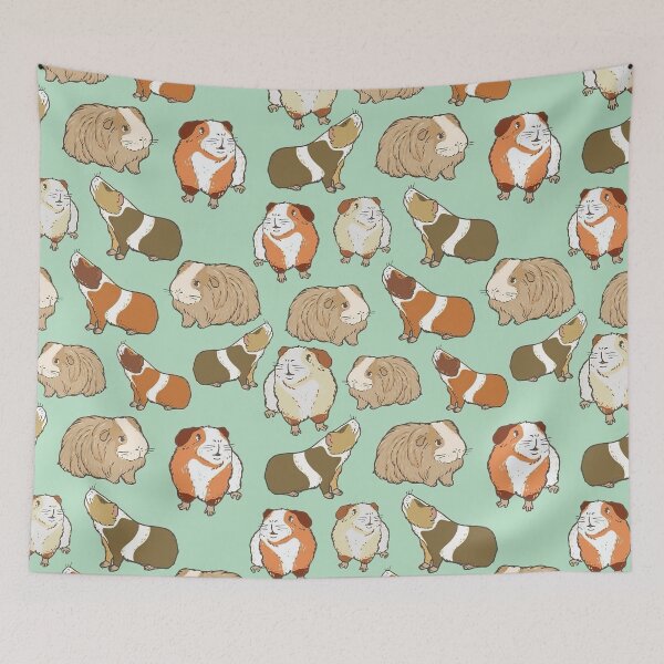 Item preview, Cute Guinea Pigs On Green designed and sold by WillaldShop.