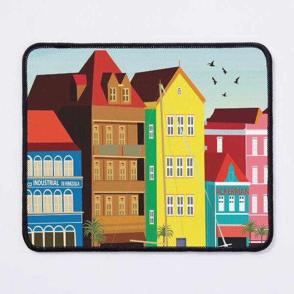 Item preview, Curacao Curaçao island poster designed and sold by Arctic frame studio.