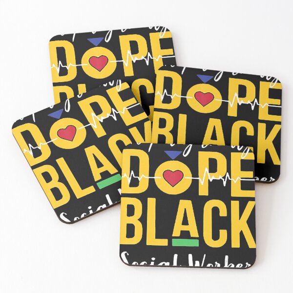Item preview, Unapologetically Dope Black Social Worker Heartbeat designed and sold by AaronWeedo.