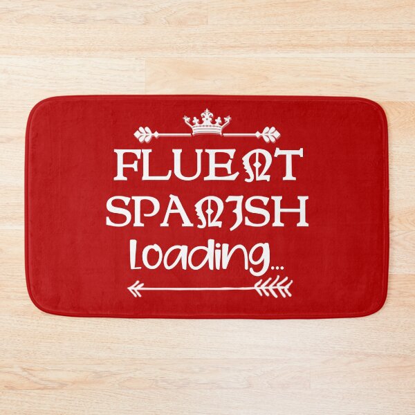 Item preview, Fluent Spanish Loading White Text Premium designed and sold by Design-Maniya.