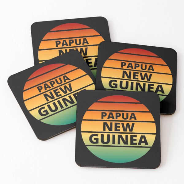 Item preview, Papua New Guinea Retro Vintage Sunset designed and sold by PNG-pikinini.