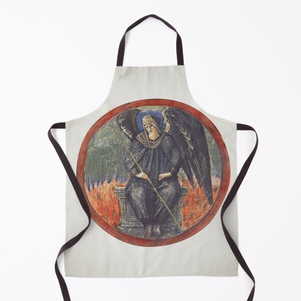 Item preview, Black Archangel Sir Edward Burne Jones painting designed and sold by UsedToBeStatue.
