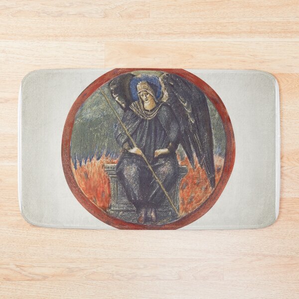 Item preview, Black Archangel Sir Edward Burne Jones painting designed and sold by UsedToBeStatue.