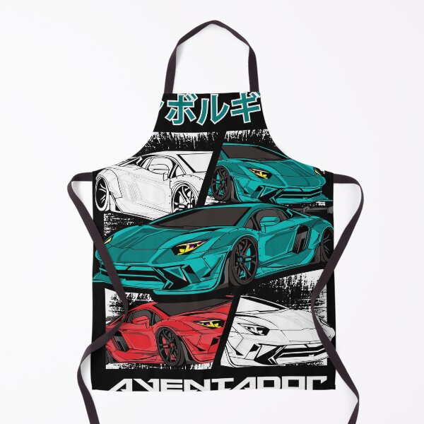 Item preview, Lamborghini Aventador SuperCar Racing Japan Style Blue designed and sold by viralstudio.