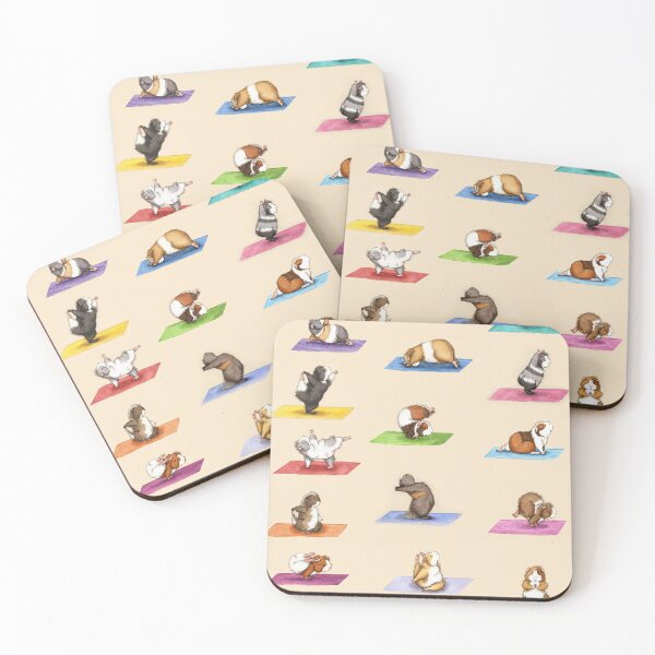 Item preview, Funny Yoga Guinea Pigs  designed and sold by WillaldShop.