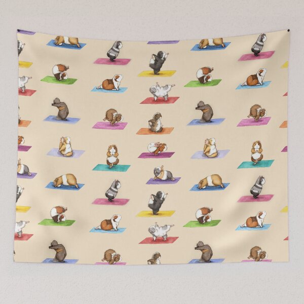 Item preview, Funny Yoga Guinea Pigs  designed and sold by WillaldShop.