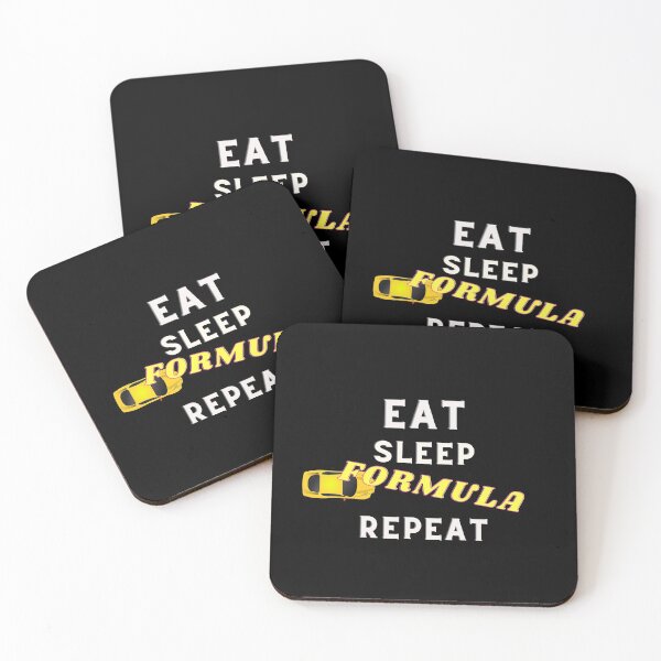 Item preview, EAT SLEEP FORMULA REPEAT designed and sold by ThoughtlessDude.