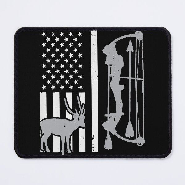Item preview, White Flag Deer Compound Bow Hunting Patriot Hunt Dad Archer designed and sold by ScottSlade.