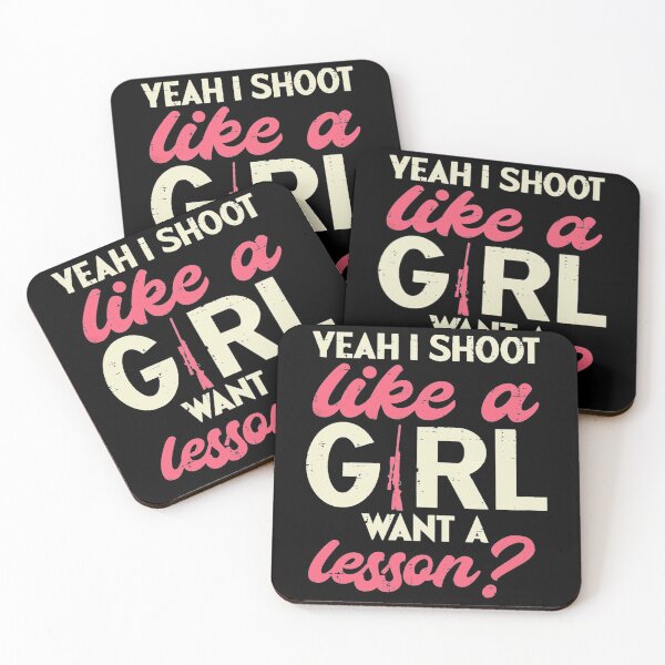 Item preview,  I Shot Like A Girl Want Lesson Shooting Hunting Women Girls designed and sold by ScottSlade.