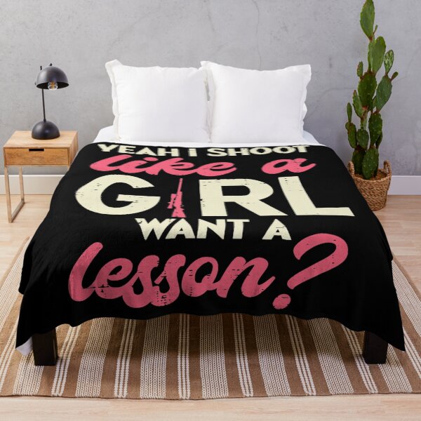 Item preview, I Shot Like A Girl Want Lesson Shooting Hunting Women Girls designed and sold by ScottSlade.