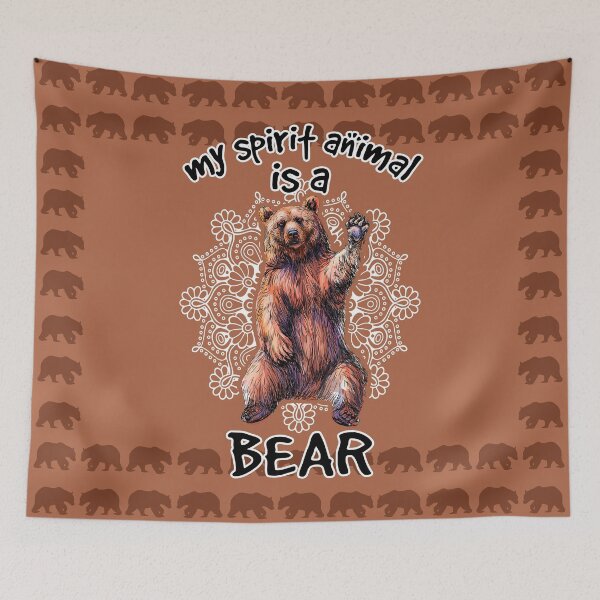 Item preview, My Spirit Animal Is Bear designed and sold by CatheriLove.