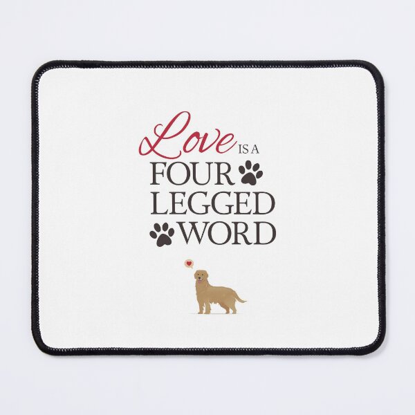 Item preview, Love is a four legged word, great gift designed and sold by AMXS-extras.