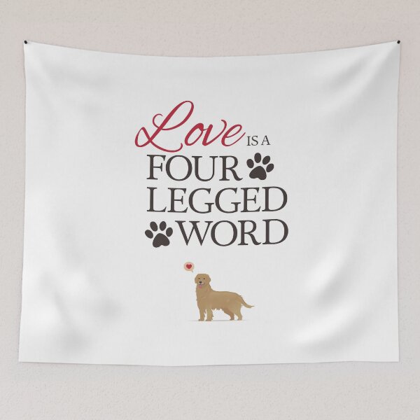 Item preview, Love is a four legged word, great gift designed and sold by AMXS-extras.