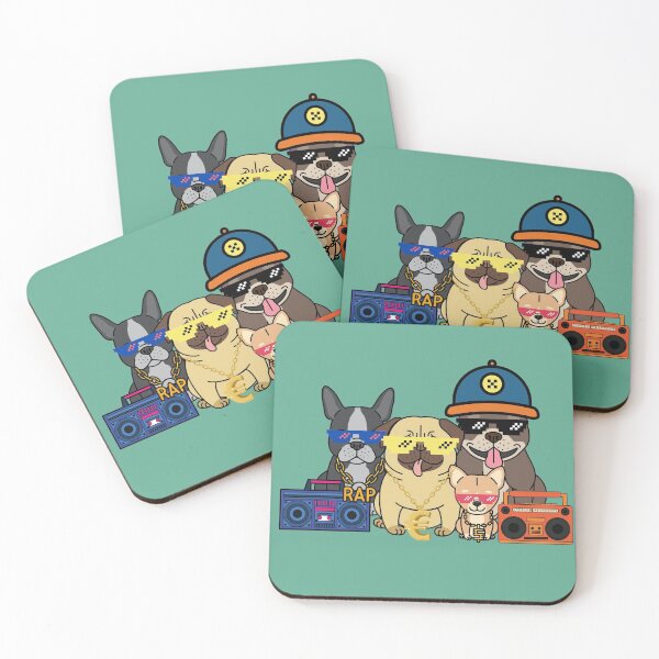 Item preview, rapper dogs designed and sold by Hoetoons.