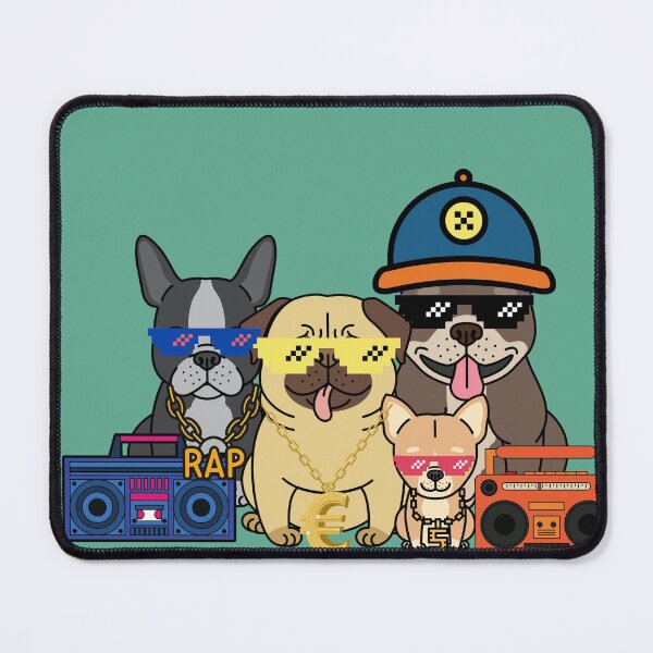 Item preview, rapper dogs designed and sold by Hoetoons.