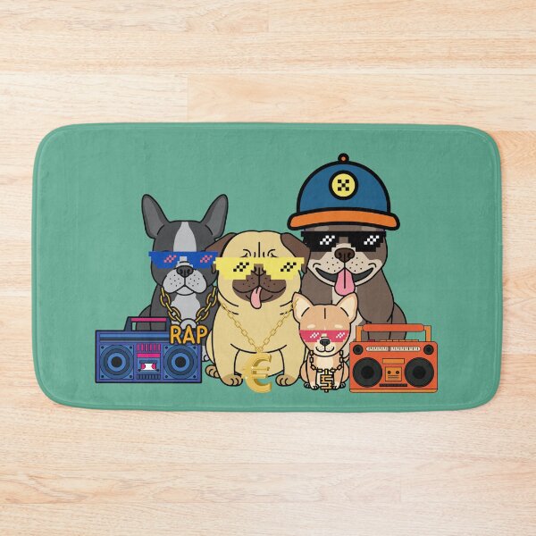 Item preview, rapper dogs designed and sold by Hoetoons.