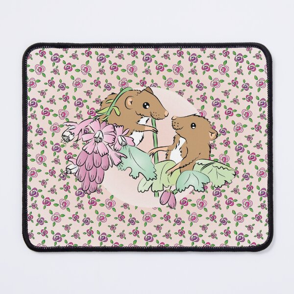 Item preview, Cute mice on a pink flower designed and sold by FunnyChameleon.