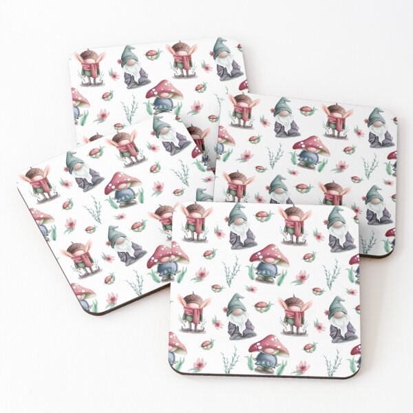 Item preview, Woodland wee folk pattern designed and sold by MysticBohemia.