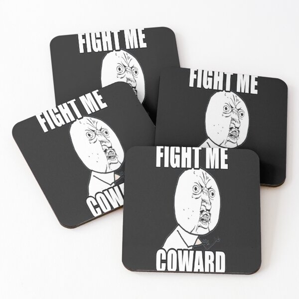 Item preview, funny Fight Me Coward designed and sold by vivaFREEDOM.