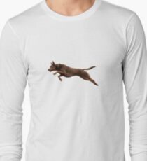 Kelpie Leaping Long Sleeve T-Shirt