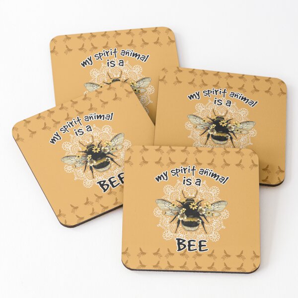 Item preview, My Spirit Animal Is Bee  designed and sold by CatheriLove.