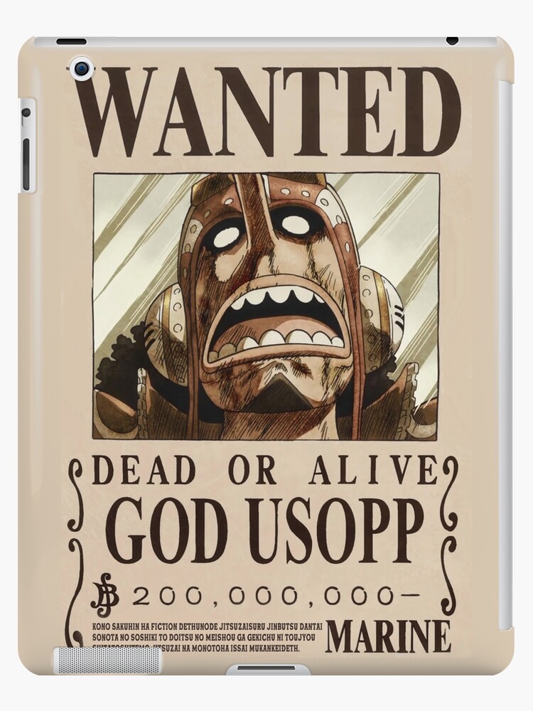 Monkey D Dragon Wanted Poster One Piece iPad Case & Skin for Sale