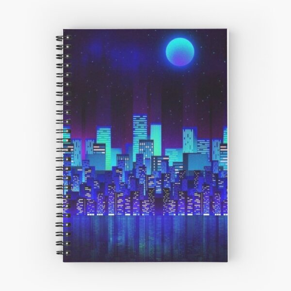 Item preview, SYNTHWAVE CITY - BLUE  designed and sold by lifestylein.