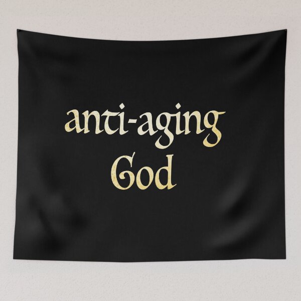 Item preview, Anti-aging God - Healthy Lifestyle Design in Gold designed and sold by lordyswiss.