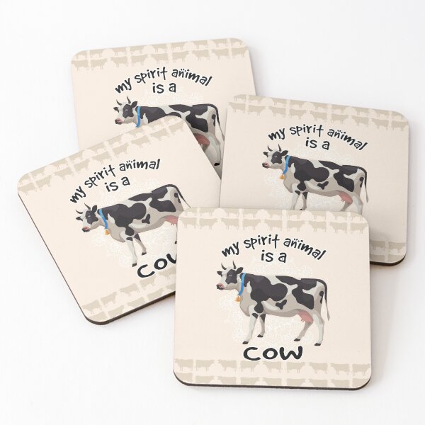 Item preview, My Spirit Animal Is Cow  designed and sold by CatheriLove.